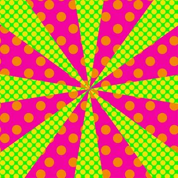 Funky Burst Stock Illustration