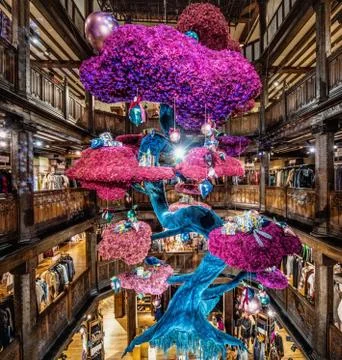 Funky Christmas Tree Stock Photos