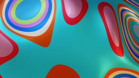 Funky Colorful Wavy Texture Abstract Backdrop Stock Footage 150294582