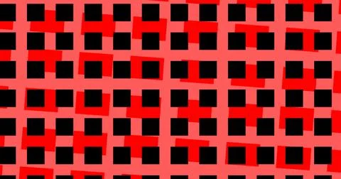 Funky creative grid transition, old school polka dots bg. Visually abstract.. Stock Illustration