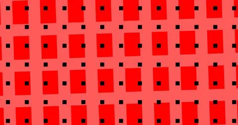 Funky creative grid transition, old school polka dots bg. Visually abstract.. Stock Illustration