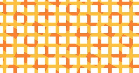 Funky creative grid transition, old school polka dots bg. Visually abstract.. イラスト素材
