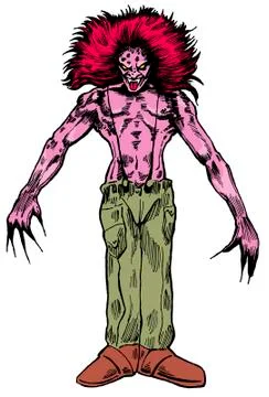 Funky creature Stock Illustration