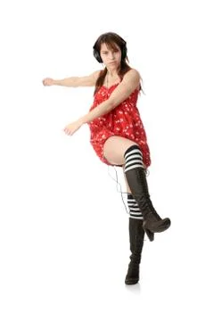 Funky dancer Stock Photos
