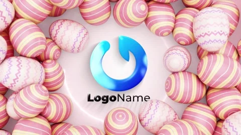 Funky Easter Eggs Reveal Stock After Effects