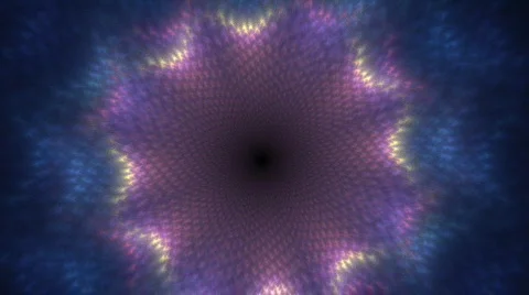 Funky fractal animation-seamless loop Stock Footage 548208