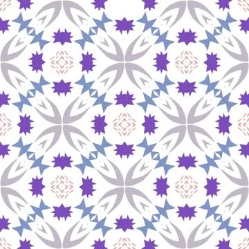 Funky Geometric Repeating Pattern Stock Illustration