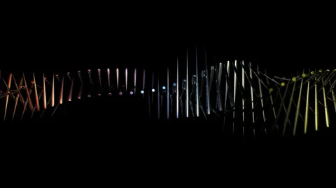 FUNKY GLOSSINESS 008 vj loop 4K with alpha Stock Footage 33572026