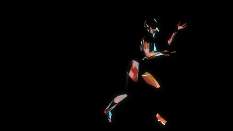 Funky Glowing Dance 01 Stock Footage 339287130