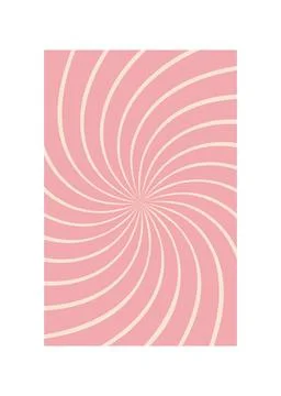 Funky pattern and texture in trendy retro 60s 70s cartoon style Stock Illustration