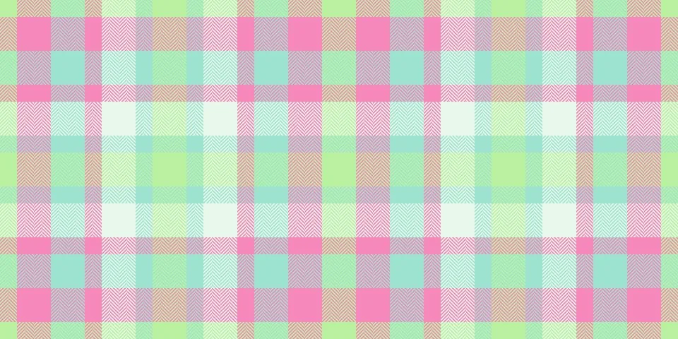 Funky pattern seamless fabric, 30s plaid textile tartan. Deco texture vecto.. Stock Illustration