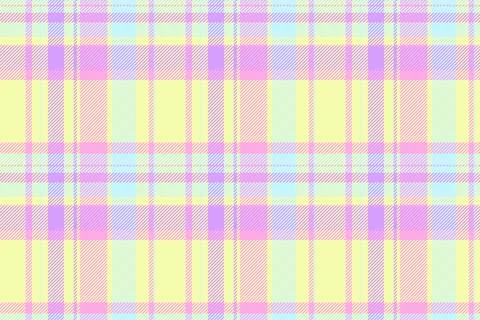 Funky pattern texture tartan, apartment check vector seamless. Calm fabric .. Stock Illustration