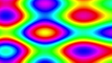 Funky rainbow animation video Stock Footage 224763724