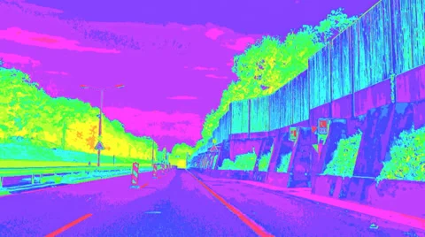 Funky Tunnel Time Lapse Stock Footage 30762244