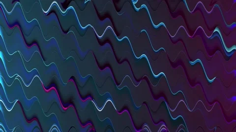 Funky Waves Animation Low Amplitude Stock Footage 134404929