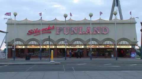 Funland Seaside Arcade Stock-Footage 12363756