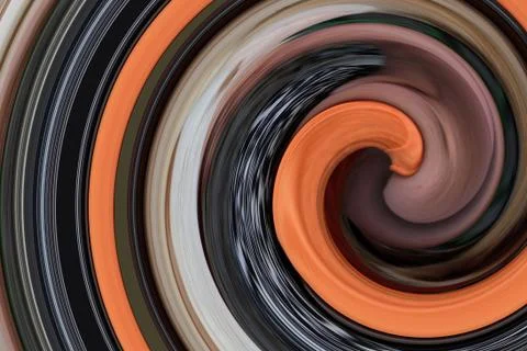 Funnel abstract pattern. Swirl, spiral, multi-colored pattern as a background 스톡 일러스트