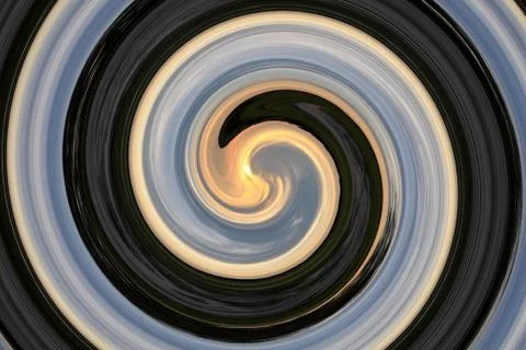 Funnel abstract pattern. Swirl, spiral, multi-colored pattern as a background Illustrazione stock