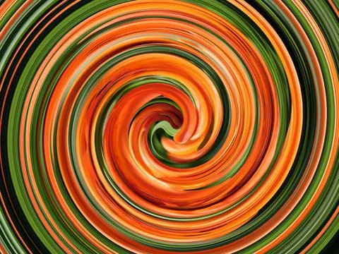 Funnel abstract pattern. Swirl, spiral, multi-colored pattern as a background Stockillustratie