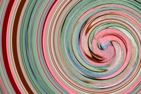 Funnel abstract pattern. Swirl, spiral, multi-colored pattern as a background 스톡 일러스트