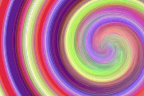 Funnel abstract pattern. Swirl, spiral, multi-colored pattern as a background Illustrazione stock