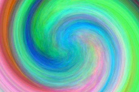 Funnel abstract pattern. Swirl, spiral, multi-colored pattern as a background Stock Illustration