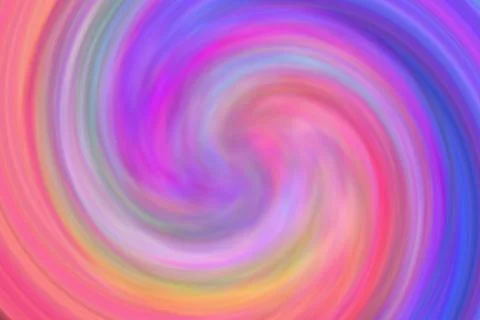 Funnel abstract pattern. Swirl, spiral, multi-colored pattern as a background Illustrazione stock