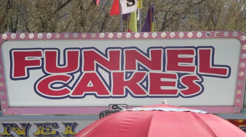 Funnel Cakes Stock Footage 27815427