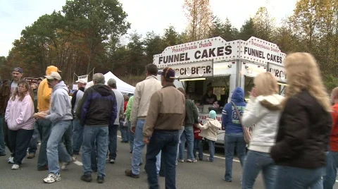 Funnel Cakes (HD) c Stock Footage 709039