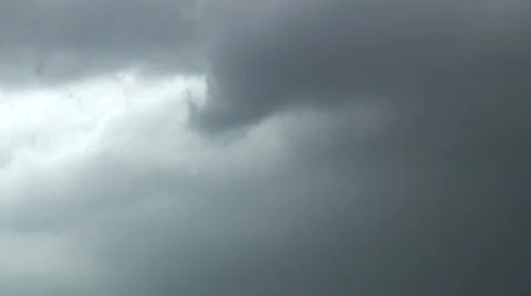 Funnel Cloud Forming Stock Footage 54754374