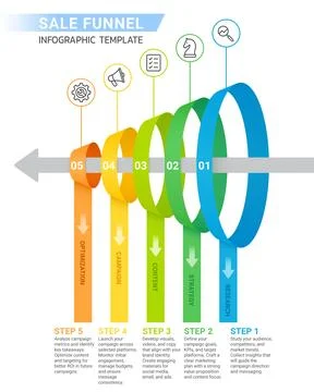 Funnel design template background design Stock-Illustration