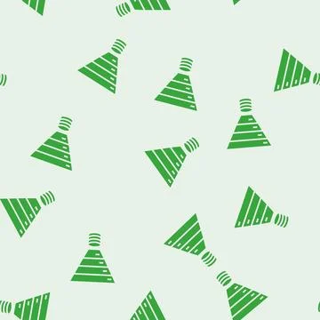 Funnel diagram big data glyph seamless pattern Stock Illustration
