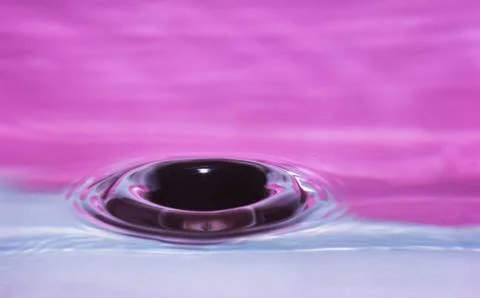 Funnel from falling drops Stock-Fotos