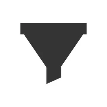 Funnel filter icon Illustrazione stock