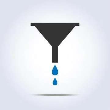 Funnel icon Stock Illustration
