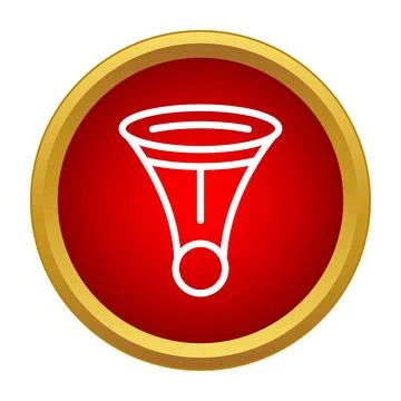 Funnel icon processing data information filter symbol Stock Illustration