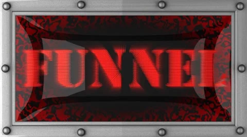 Funnel on led Stock Footage 8718679