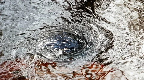 Funnel in the water Stock Footage 54058744