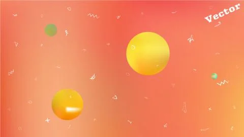 Funny abstract space background picture graphic. Illustrazione stock