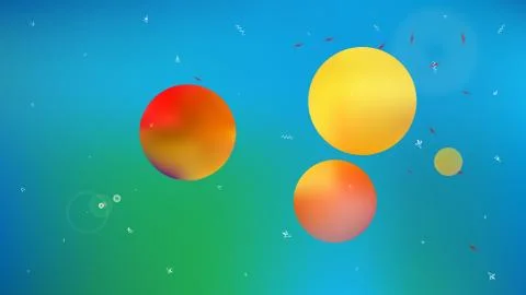 Funny abstract space background picture colorful. 스톡 일러스트