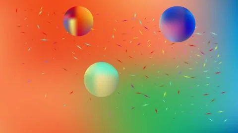 Funny abstract space background picture bright. Illustrazione stock