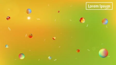 Funny abstract space background picture colorful. Stock Illustration