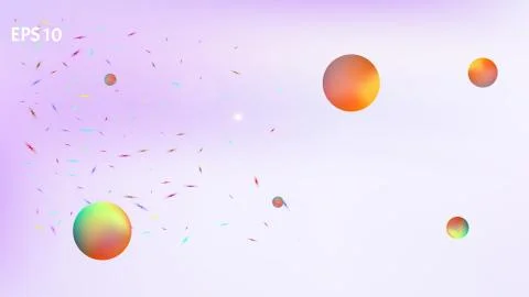 Funny abstract space background picture smooth. Illustrazione stock