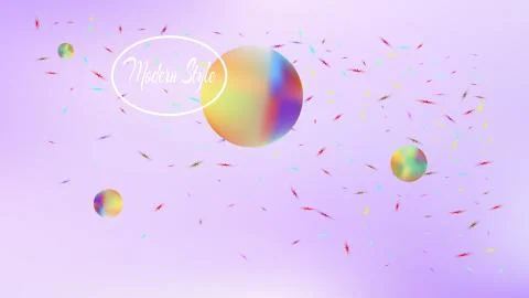 Funny abstract space background picture light. Illustrazione stock