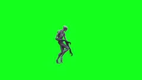 Funny Alien dancing. green screen animat... | Stock Video | Pond5