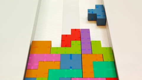 Funny animation of boxes moving like a p... | Stock Video | Pond5