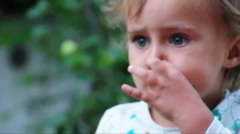 Funny baby Stock Footage 11297729