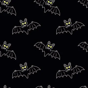 Funny bats Stock Illustration