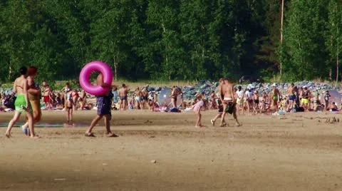 Funny beach 스톡 동영상 9199441