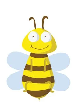 Funny bee Stock Illustration